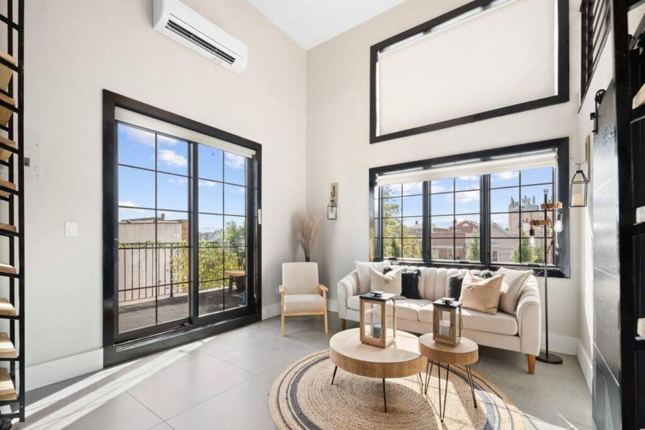 Nyc Skyline Views, Sauna & Rooftop - Romantic Escape At "Brooklyn Bay Lofts" Νέα Υόρκη Εξωτερικό φωτογραφία